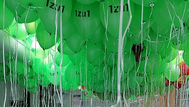 grüne Luftballons von 1zu1