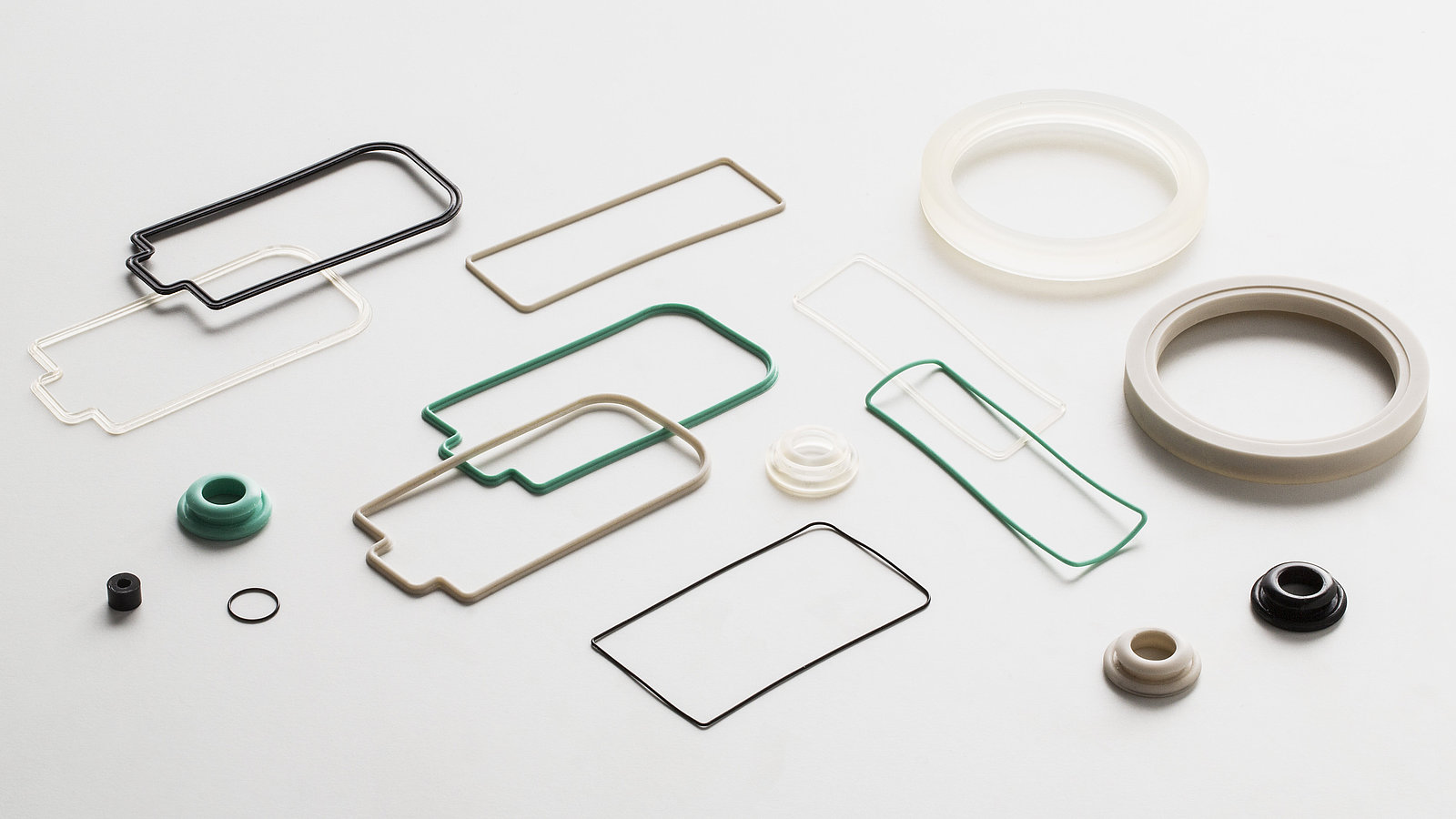 elastische und flexible Bauteile aus Silikon oder Gummi 
