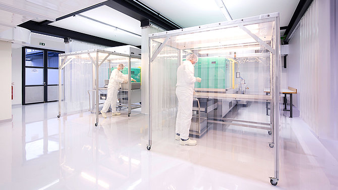 Cleanroom production in accordance with ISO Class 8